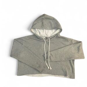 Wild Fable Gray Cropped Hoodie